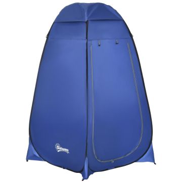 Tualetes telts Outsunny 120x120x190cm., zila