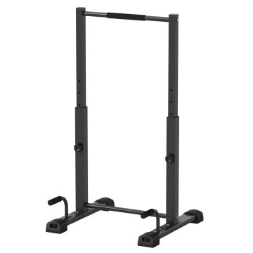 Стойка для отжиманий Sportnow 63x63x117см, черного цвета
