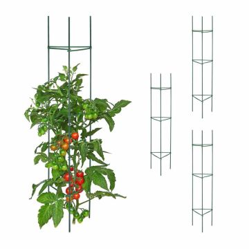 Augu balsti Relaxdays 10042620.0, 4 gab, 150 × 32 × 32 cm