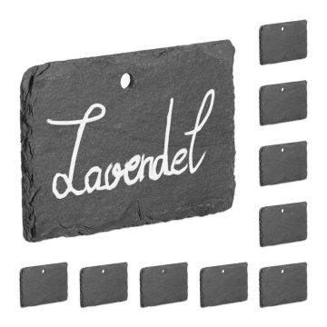 Augu etiķetes Relaxdays 10046744.0, 10 gab, 10 × 7 × 0,5 cm