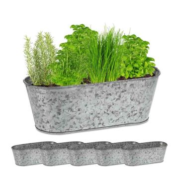 Augu podu komplekts Relaxdays 10037396.0, 6 gab, 20,5 × 11 × 13,5 cm