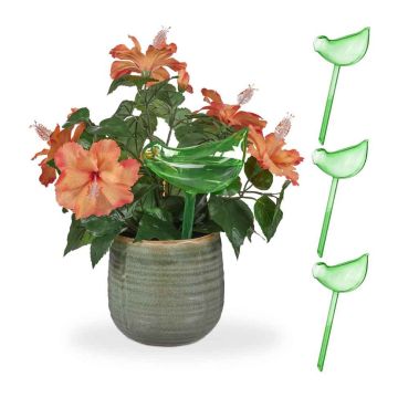 Automātiskās laistīšanas lodītes Relaxdays, 4 gab, Zaļa, 6 × 25,5 cm
