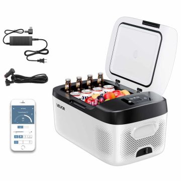 Automašīnas ledusskapis VEVOR EB18-C, 15 l, 56,8 × 33 × 27,9 cm