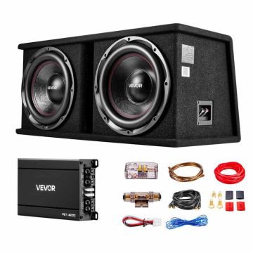 Automobiļu zemfrekvenču skaļruņu komplekts VEVOR T-1202A, 2 skaļruņi, 80,3 × 38 × 36,5 cm