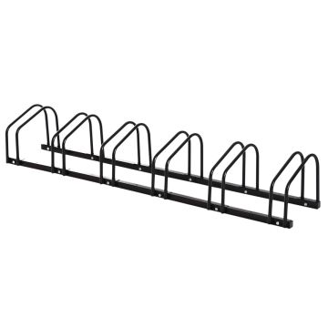 Velosipēdu statīvs Homcom 179x33x27cm, melns