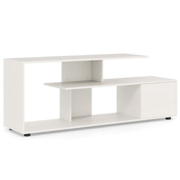 TV galds 152x38x58,5cm, baltā krāsā
