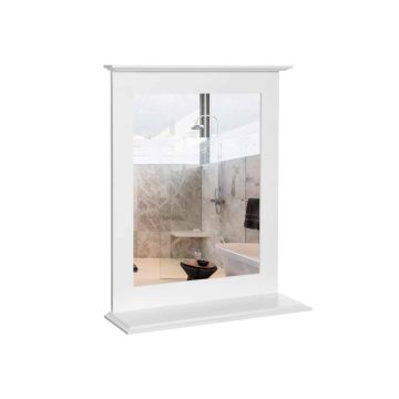 Vannas istabas spogulis ar plauktu 46 x 12 x 55 cm