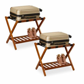 Bagāžas statīvi Relaxdays 10046452.0, 2 gab, 66 × 54 × 45 cm
