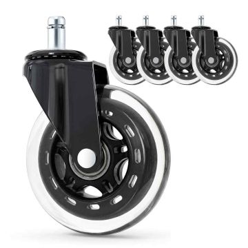 Mēbeļu ritentiņi SONGMICS AOP202B101, 5 gab, Melni