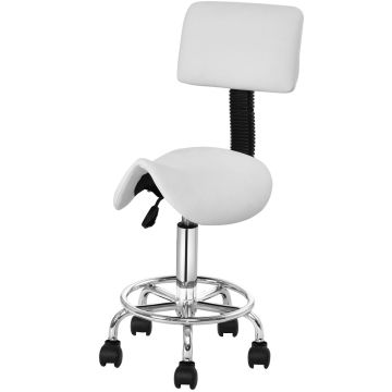 Seglu formas krēsls, ar atzveltni, 15 × 14 × 31,9–37,8 collas