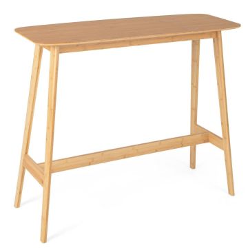 Bamboo bar table, 120 cm, natural