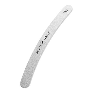 Бананообразные пилки для ногтей OCHO NAILS, 10 шт., абразивность 100/180