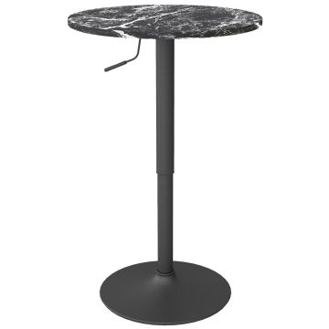 Барный стул Homcom 60x60x93,5см, черного цвета
