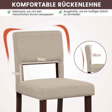 Bāra krēslu komplekts, 2 gab, 48,26 × 99,06 × 52,07 cm