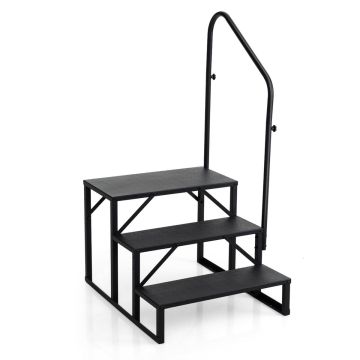 Pool ladder, with handrail, 79 × 129 × 68 cm