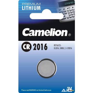 Baterija Camelion CR2016-BP1, CR2016, 1 gab