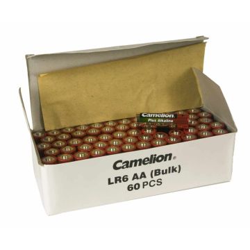 Camelion AA/LR6 baterijas, 60 gab