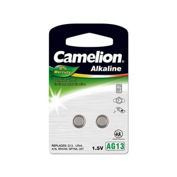 Baterijas Camelion AG13/LR44/357, 2 gab
