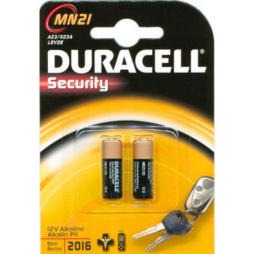 Baterijas Duracell A23/MN21, 2 gab
