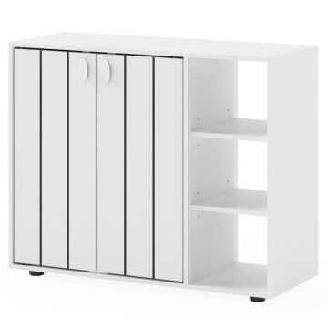 Apavu skapis, 3 regulējami plaukti, 80,01 × 64,77 × 30,48 cm