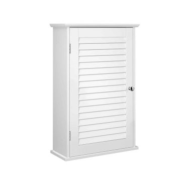 Vannas istabas skapītis ar regulējamu augstumu 40 x 16 x 60 cm, balts