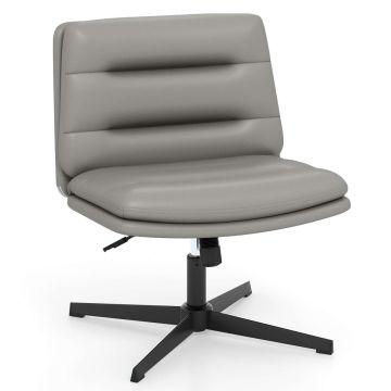 Office chair, without armrests, Grey, 72 × 78–88 × 72 cm