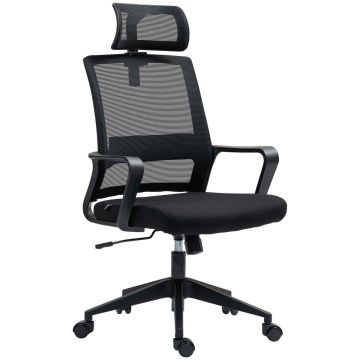 Офисное кресло Homcom 60x64x112см, черного цвета