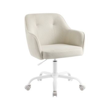 Biroja krēsls SONGMICS OBG019G01, Ar regulējamu augstumu, Smilškrāsas, 64 × 80–90 × 64 cm