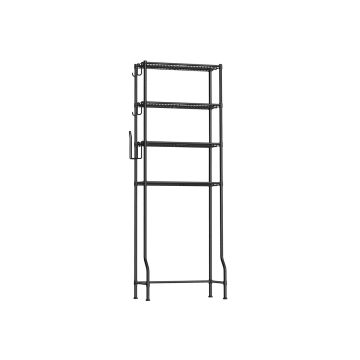 Полка для ванной 30x63x176см., черная