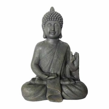 Budas figūra Relaxdays, ar svētības mudras žestu, 35 × 52 × 21 cm