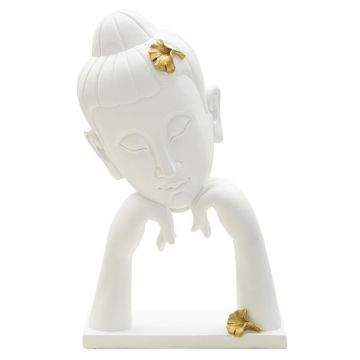 Budas galvas dekors Mauro Ferretti Buddha B, 21,5 × 36 × 13 cm