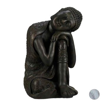 Budas statuja Relaxdays, guļoša, 35 × 60 × 35 cm