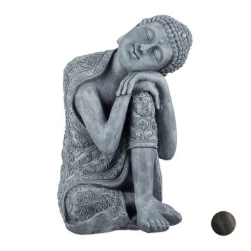 Budas statuja Relaxdays, guļoša, 35 × 60 × 35 cm