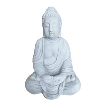 Budas statuja Relaxdays, lotosa pozā, 49 × 71 × 34 cm