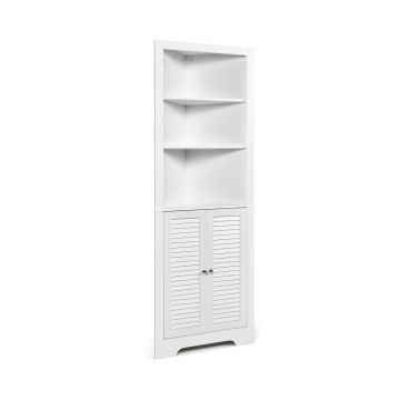 Vannas istabas skapis 60x44,5x173cm, baltas krāsas