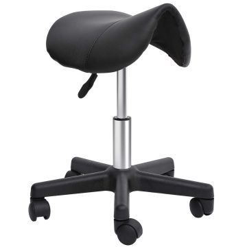 Biroja krēsls Homcom 35x38x55cm., melns/sudraba krāsā