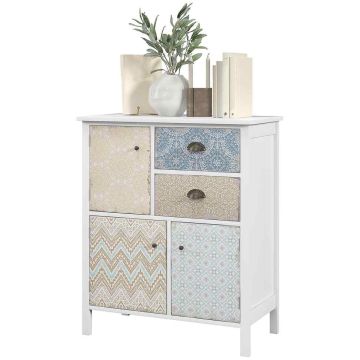 Kumode Homcom 68x34x80cm., dažādas krāsas