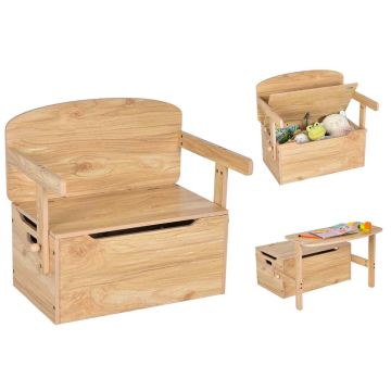 Bērnu sols 60x34x57cm, gaiši brūnā krāsā