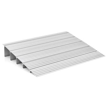 Iebrauktuves rampe 86,5x66,5x13cm, sudraba krāsā