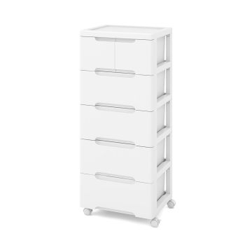 Storage trolley, 6 drawers, 40 × 32 × 96 cm