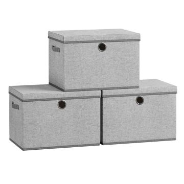 Uzglabāšanas kārbas SONGMICS, 3 gab, 43 × 30 × 30 cm