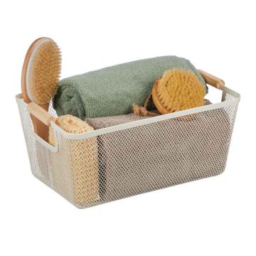 Uzglabāšanas grozs Relaxdays, 2 rokturi, 37 × 16,5 × 22,5 cm