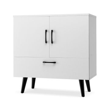 Storage cabinet, 2 doors, 1 drawer, 76 × 78 × 40 cm