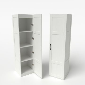 Storage cabinet, 4 shelves, 40 × 150 × 37 cm