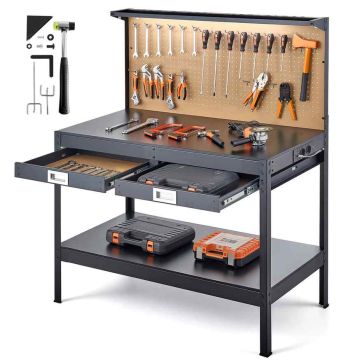 Darbagalds VEVOR MW-WB0501, 30 āķi, 150 × 120 × 61 cm