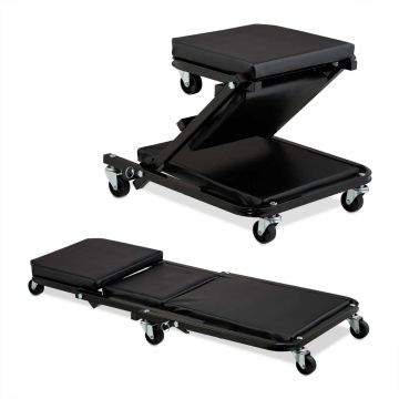 Darba platforma Relaxdays, platforma un taburete