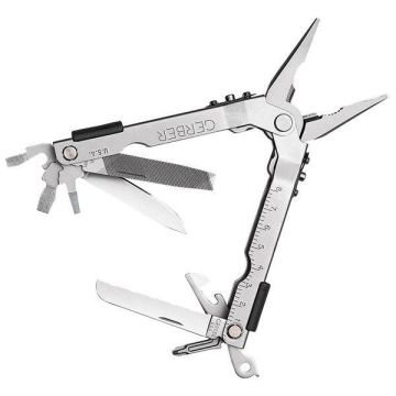 Daudzfunkcionāls instruments Gerber Industrial Multi-Plier 600 - Needlenose Stainless, 14 instrumenti