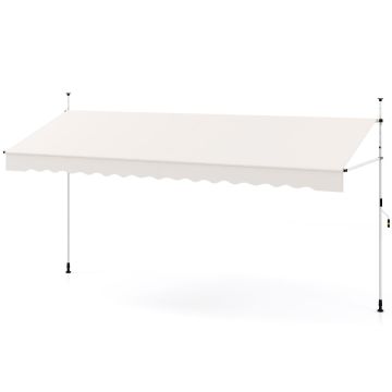 Markīze 400x210x300cm, baltas krāsas