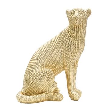 Dekoratīva leoparda statuja, 23 × 29 × 15,5 cm
