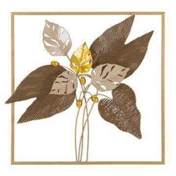 Dekoratīvs sienas panelis Browy, 50,2 × 50,2 × 5,1 cm